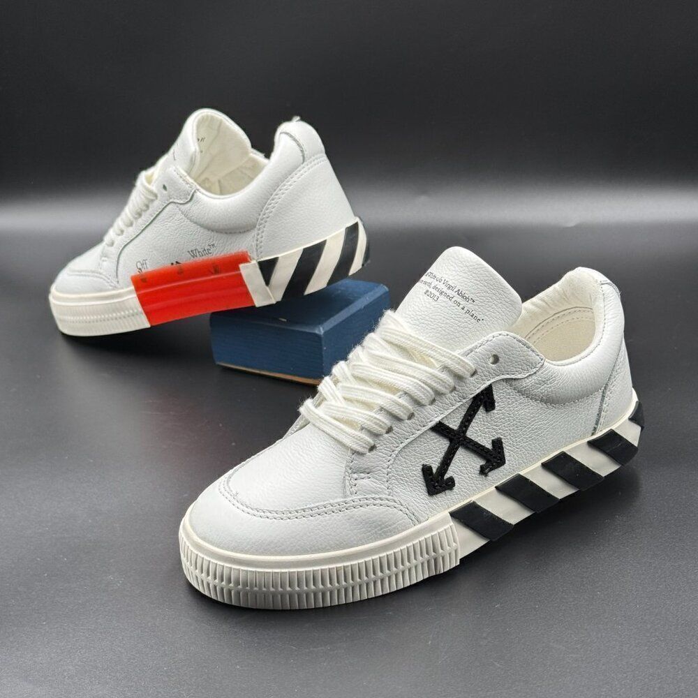Off-White c/o Virgil Abloh Vulcanized White Canvas - Picture 6 of 11